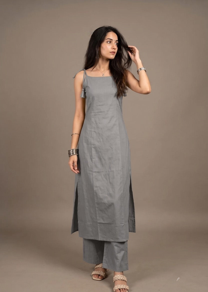 Tie Up Elegance Palazzo set