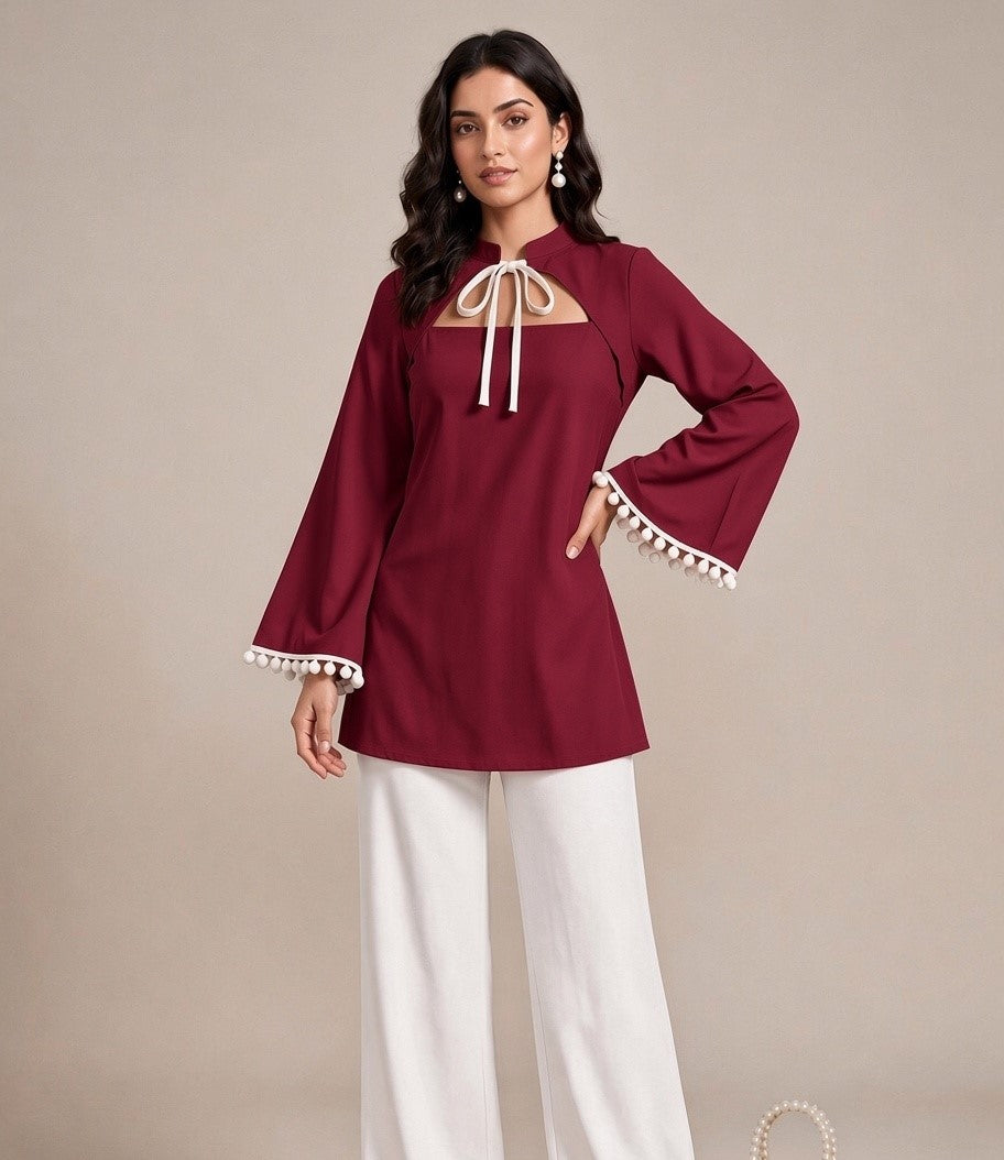 Knotted Grace Palazzo set