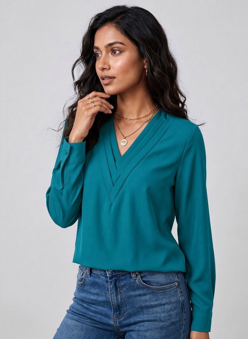 Vera Layer V-Neck Top