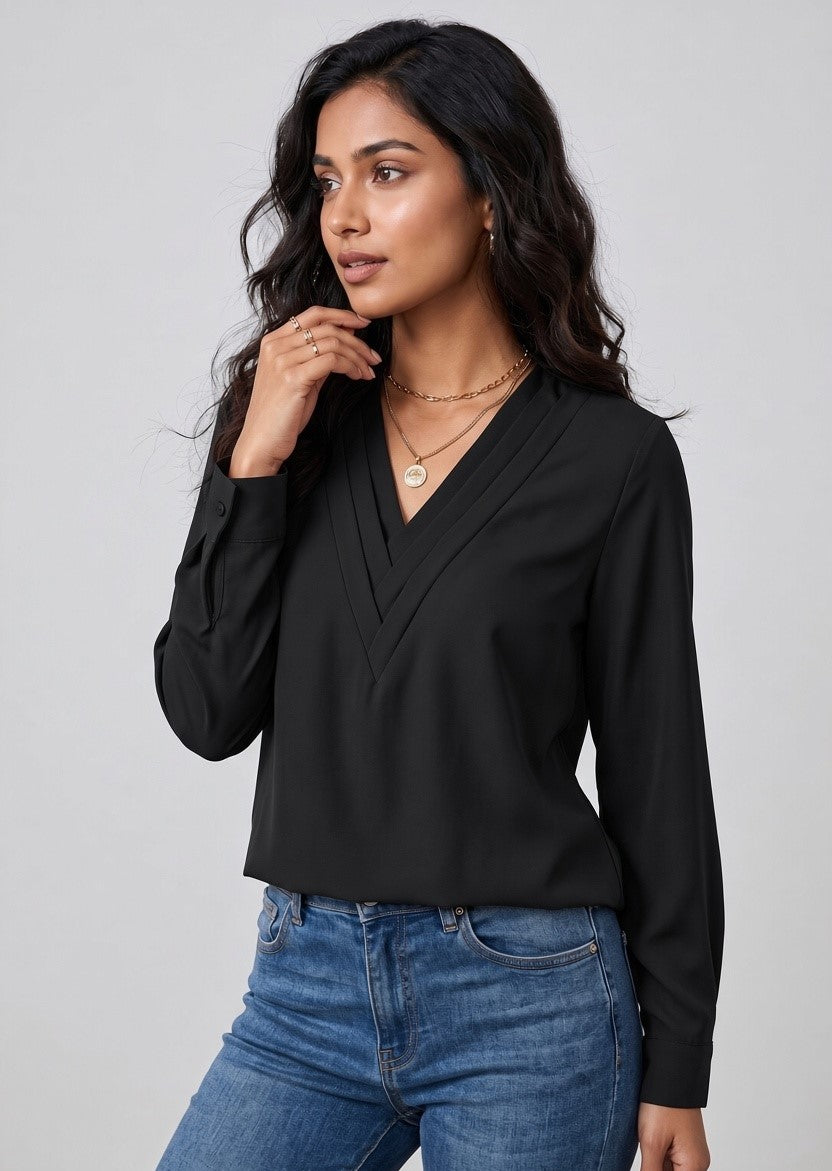 Vera Layer V-Neck Top