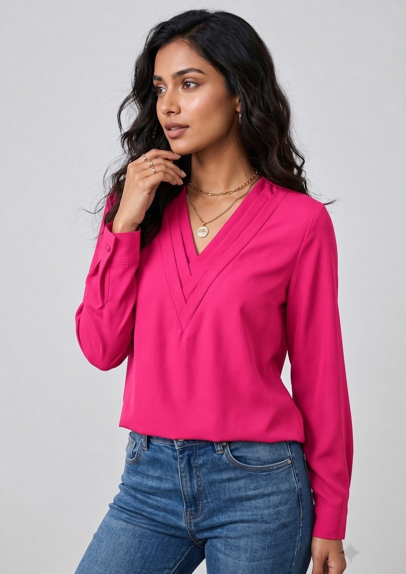 Vera Layer V-Neck Top