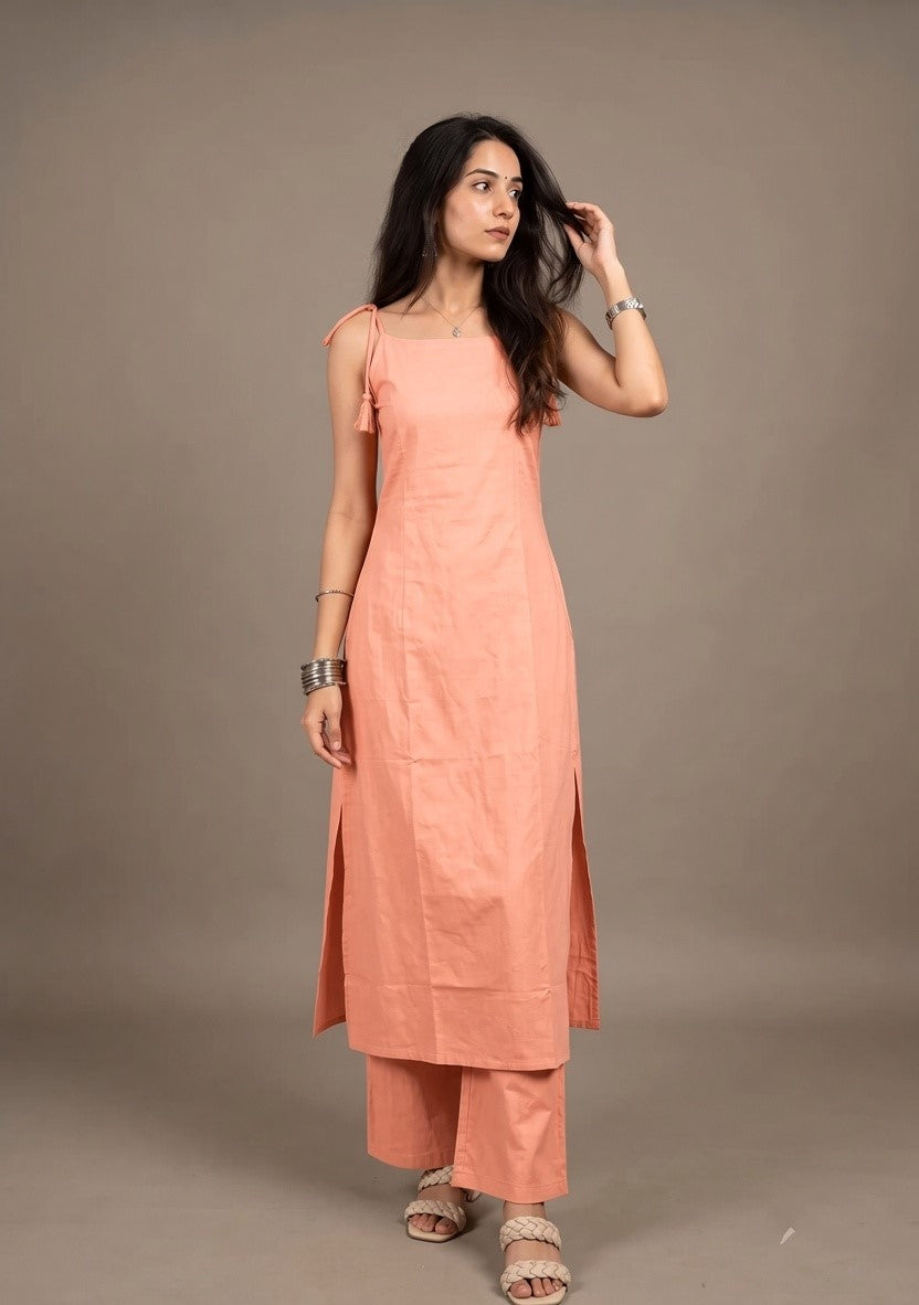 Tie Up Elegance Palazzo set