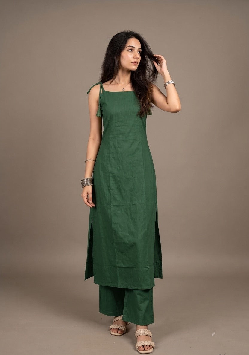 Tie Up Elegance Palazzo set