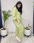 Cargo Chic Co-Ord Set - Mint
