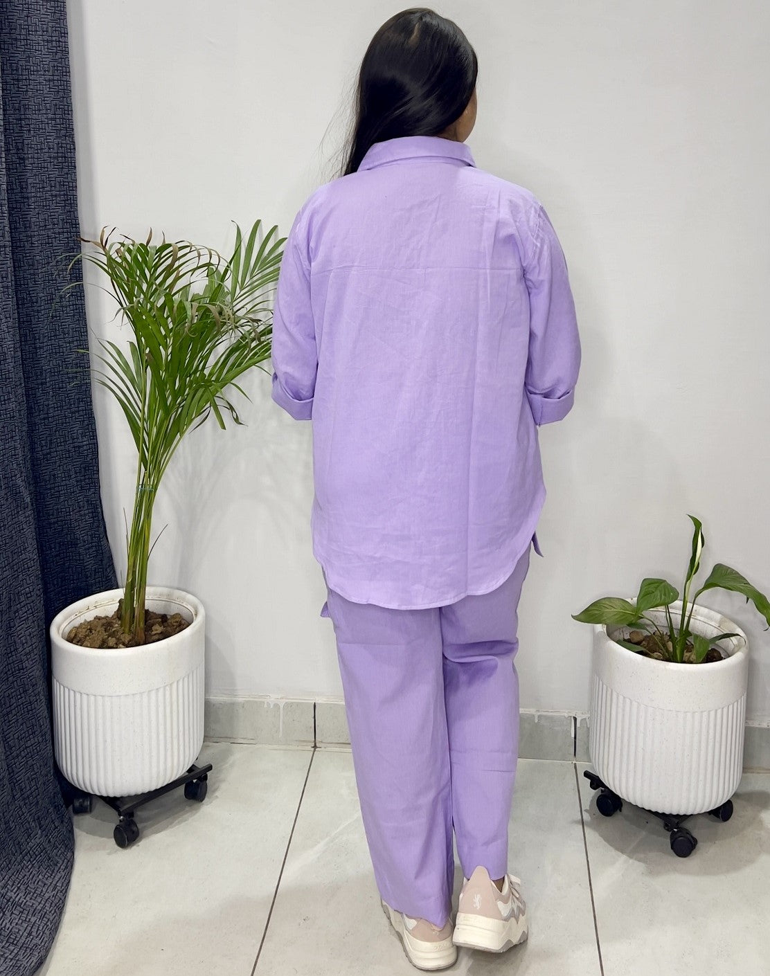 Cargo Chic Co-Ord Set - Lavender