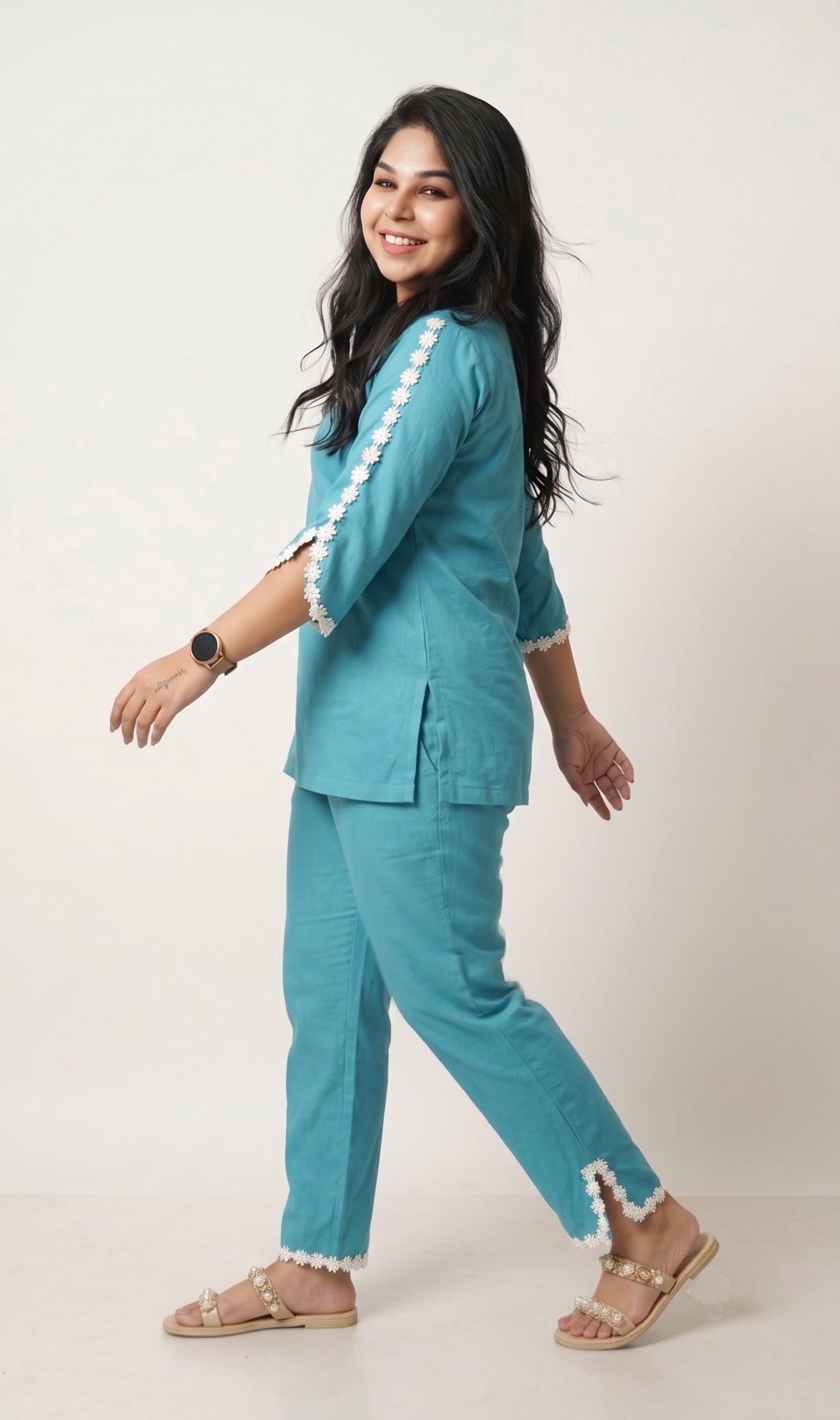 Sea Bloom Lace Top