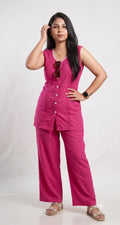 Blush Pintuck Top