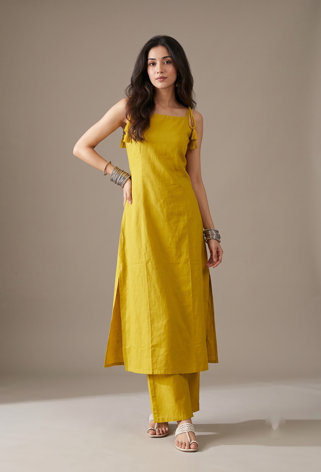 Tie Up Elegance Palazzo set