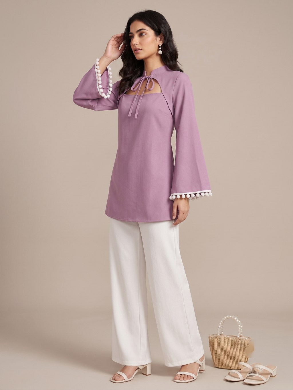Knotted Grace Palazzo set