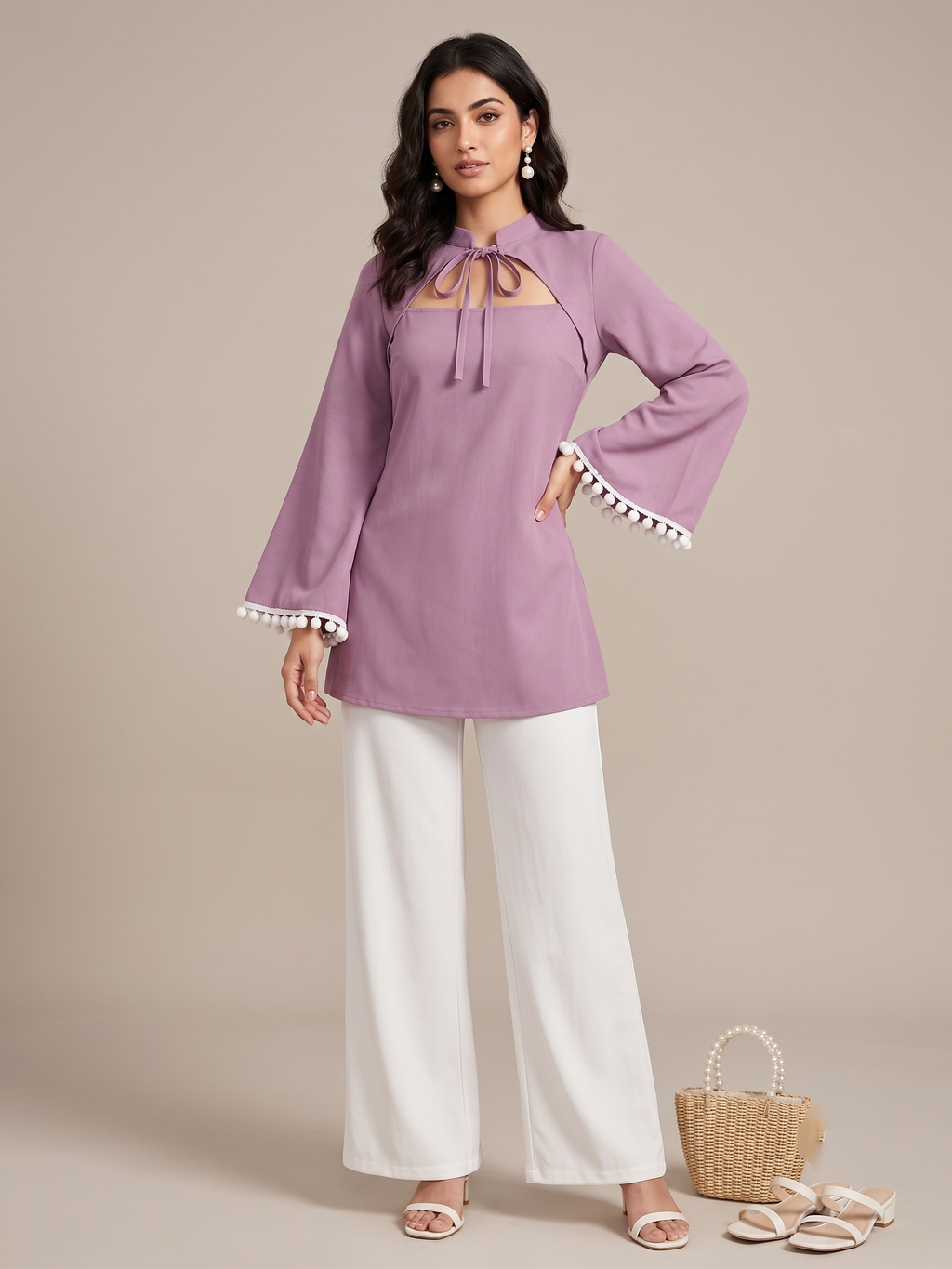 Knotted Grace Palazzo set
