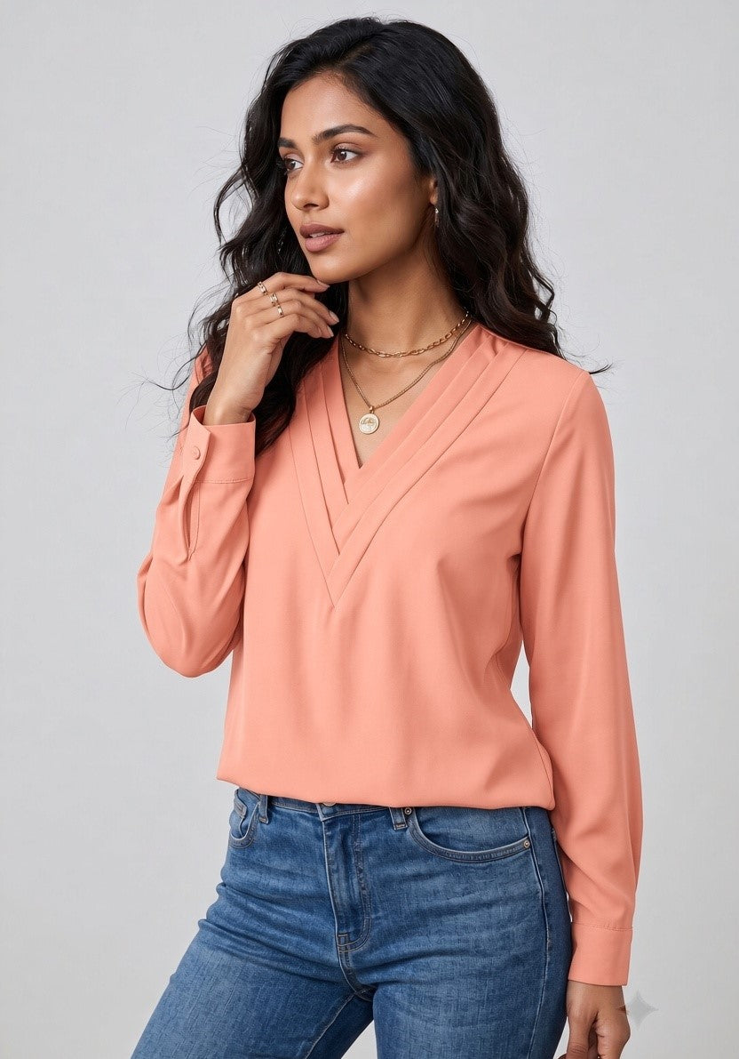 Vera Layer V-Neck Top