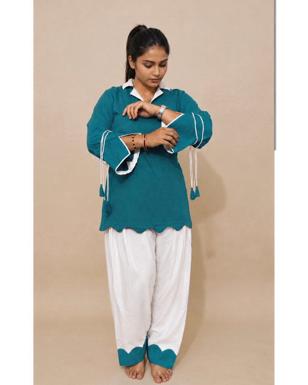 Noor Cutwork Farshi Set