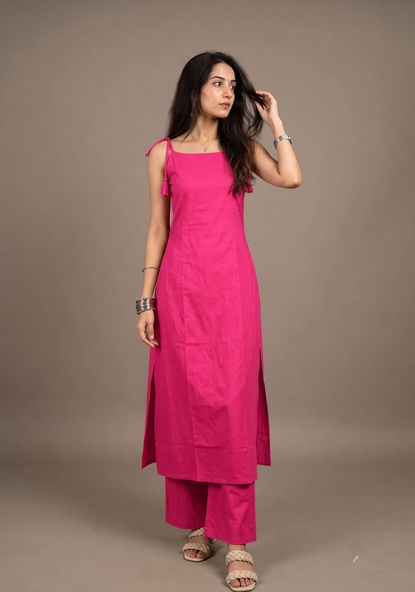 Tie Up Elegance Palazzo set