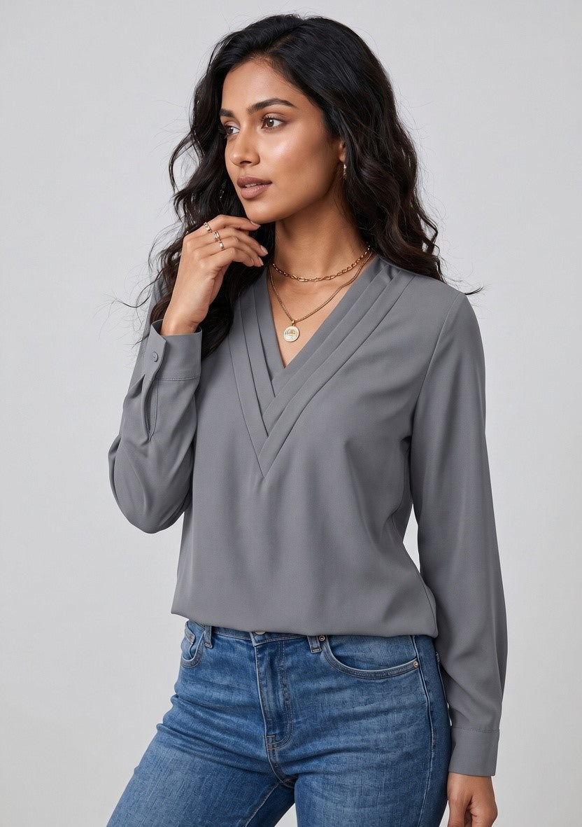 Vera Layer V-Neck Top