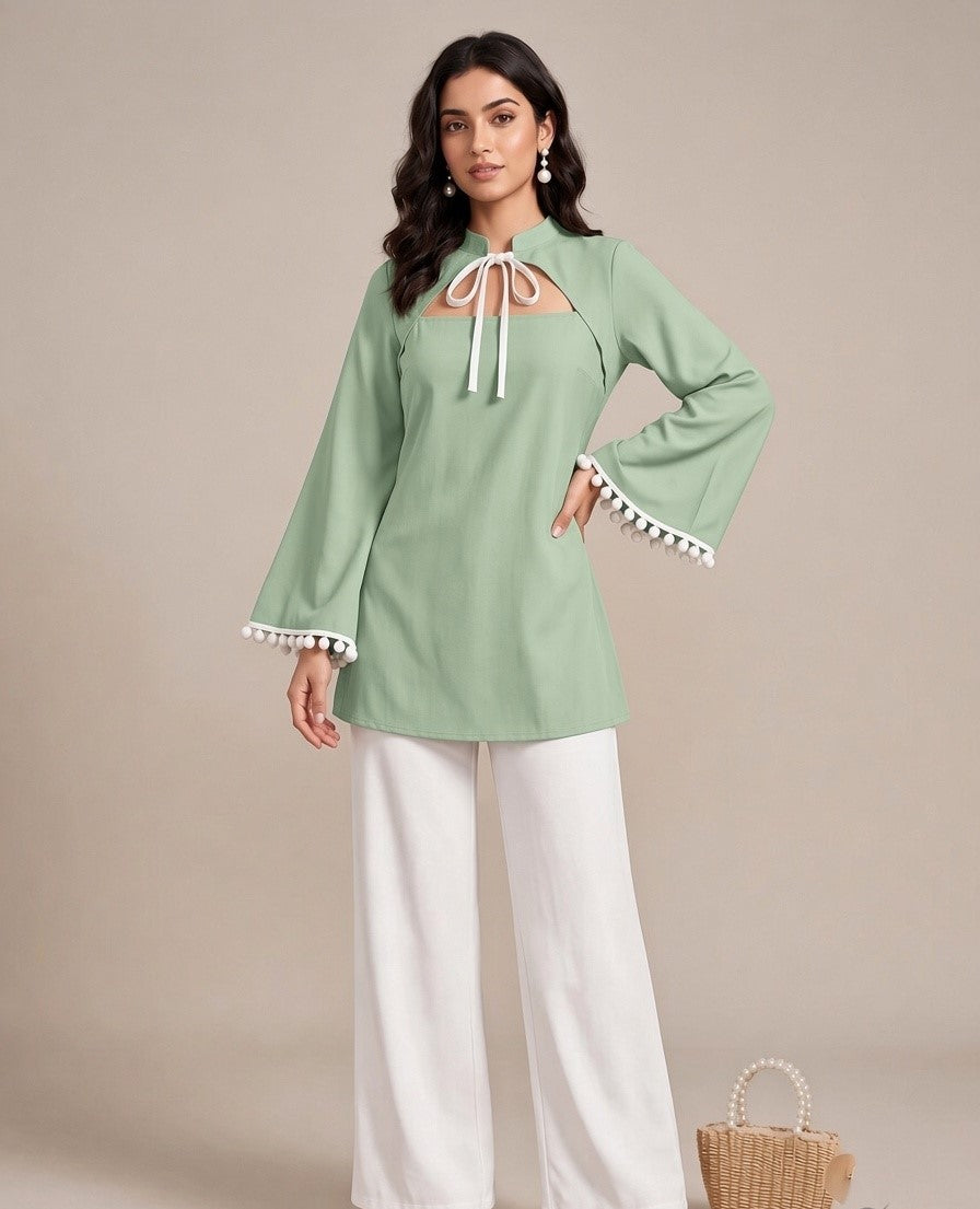 Knotted Grace Palazzo set
