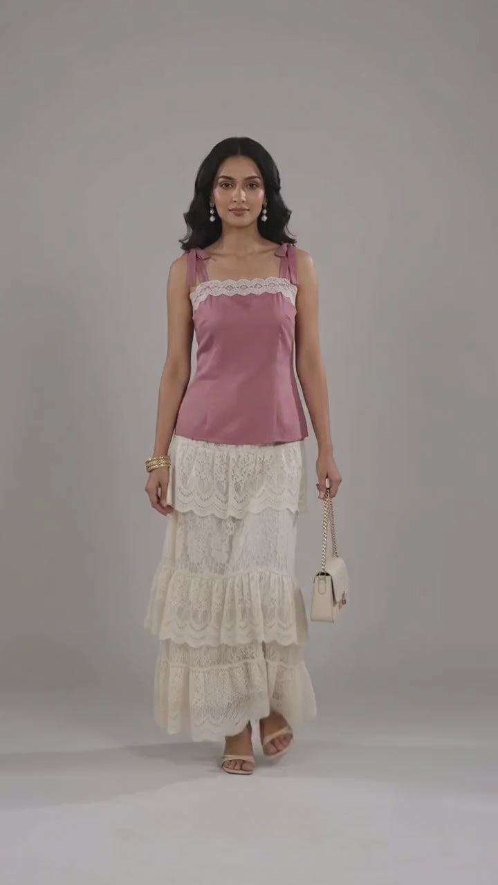Bow Bloom Palazzo Set