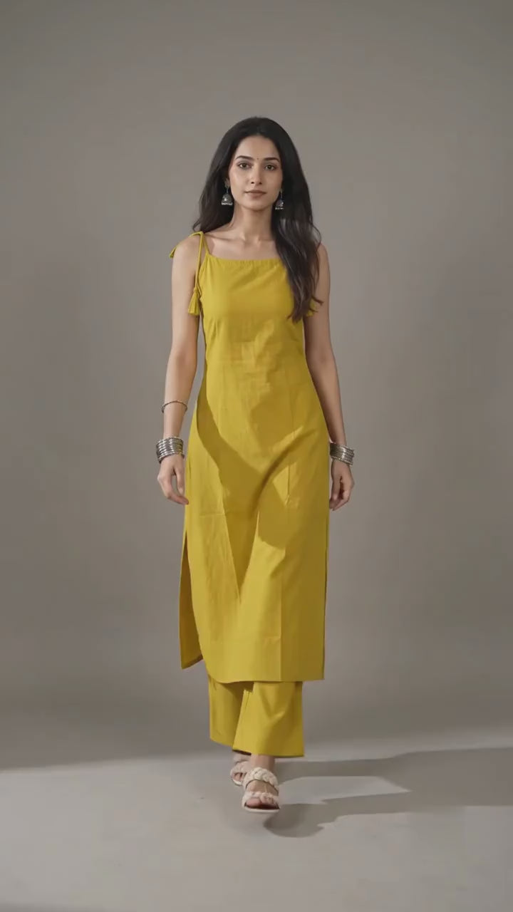 Tie Up Elegance Palazzo set