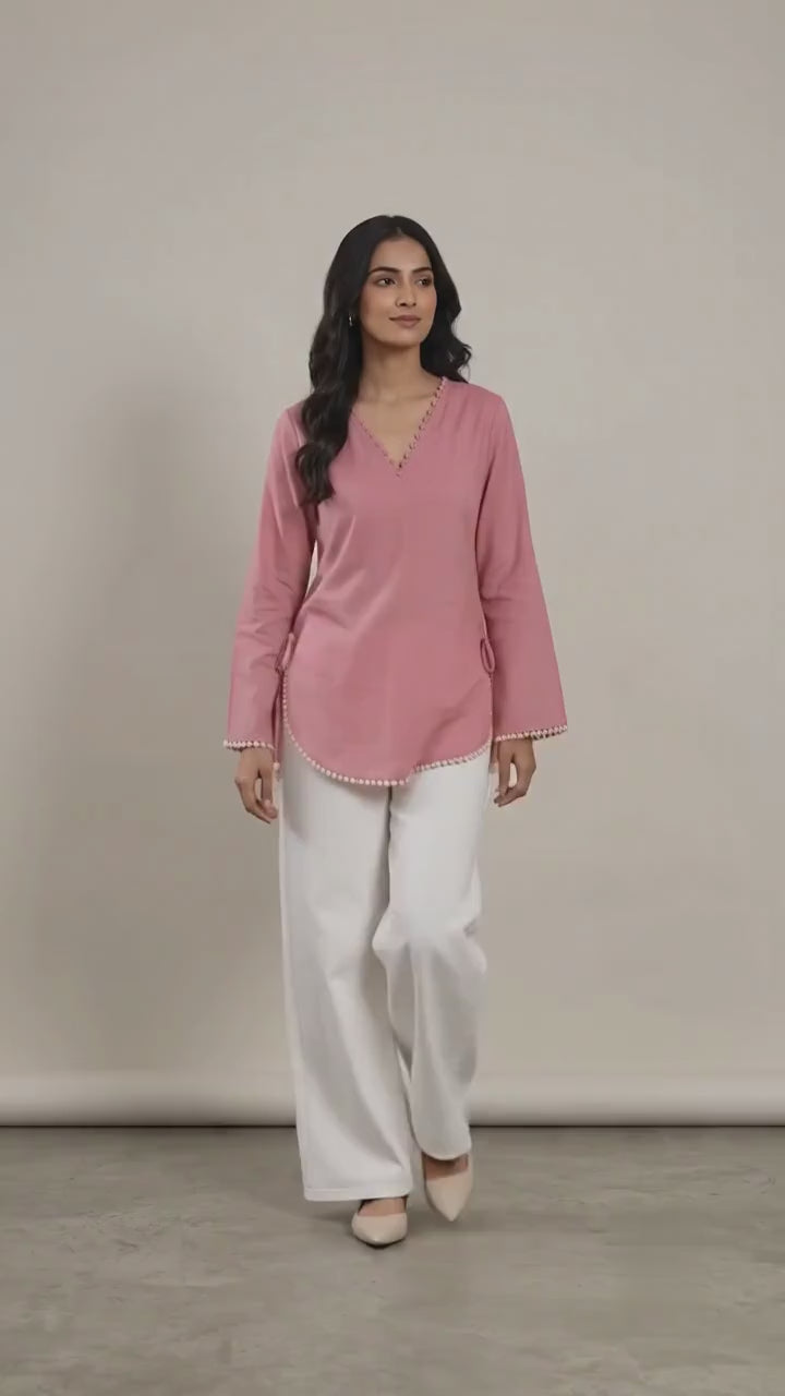Pom Pom Grace Palazzo Set