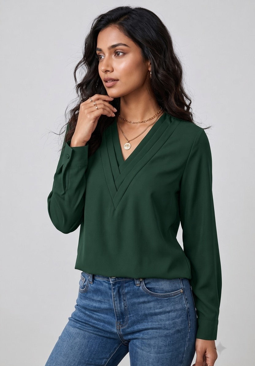 Vera Layer V-Neck Top