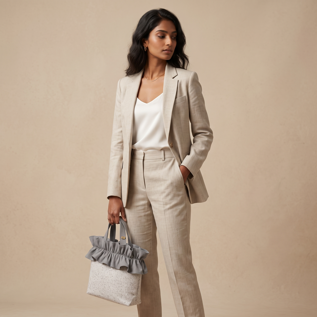 Ruffle Muse Bag